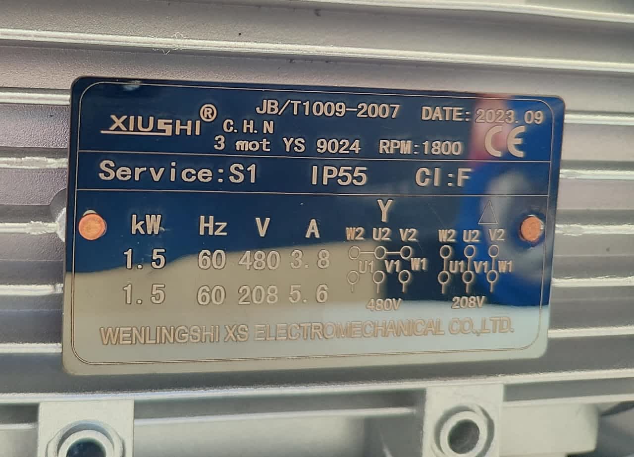 Motor trifasico 1.5 kW Voltron - Imagen 2